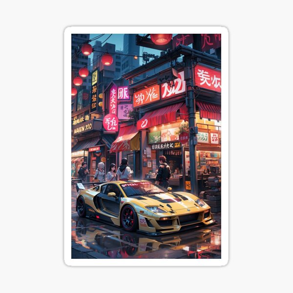 sport car at Japan Sticker