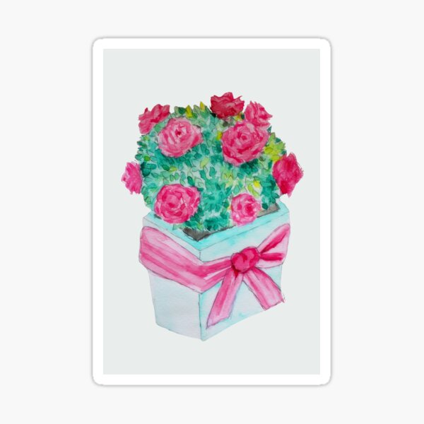 Roses in Brugge by Jane B. Sticker