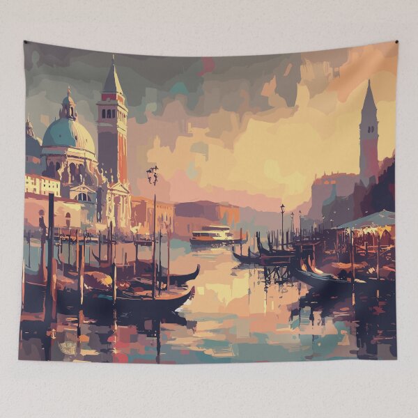 Item preview, Venice Impressionism Painting designed and sold by TomFrontierArt.