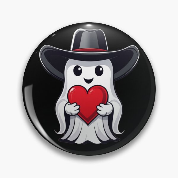 Artikelvorschau, Western Cowboy Ghost Valentinstag entworfen und verkauft von darkskydelights.