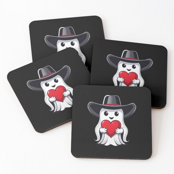 Item preview, Western Cowboy Ghost Valentines Day designed and sold by darkskydelights.