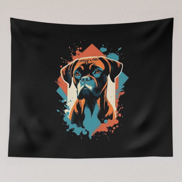 Item preview, Vintage Boxer Silhouette Design: Timeless Elegance for Nostalgic Dog Lovers. designed and sold by brindled.