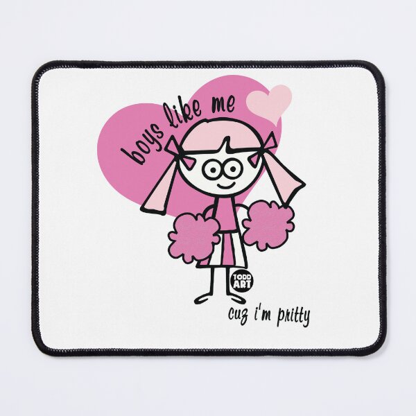Item preview, DUM BLOND - BOYS LIKE ME CUZ IM PRITTY designed and sold by TODD GOLDMAN.