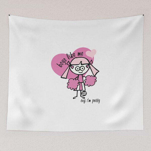 Item preview, DUM BLOND - BOYS LIKE ME CUZ IM PRITTY designed and sold by TODD GOLDMAN.