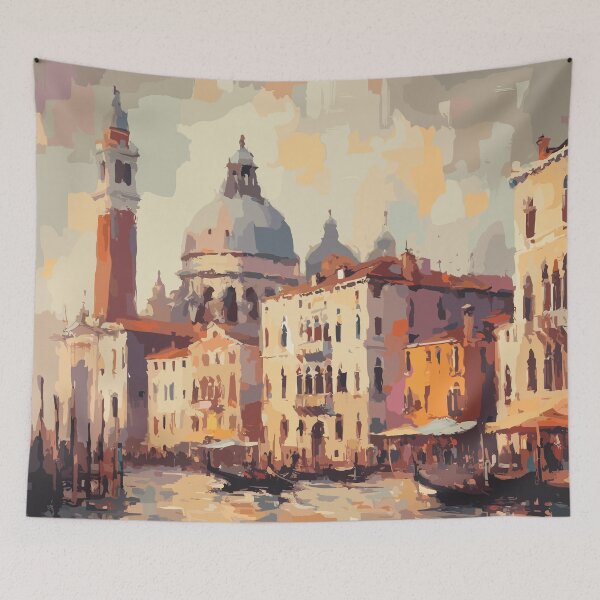 Item preview, Venice Impressionism Painting designed and sold by TomFrontierArt.