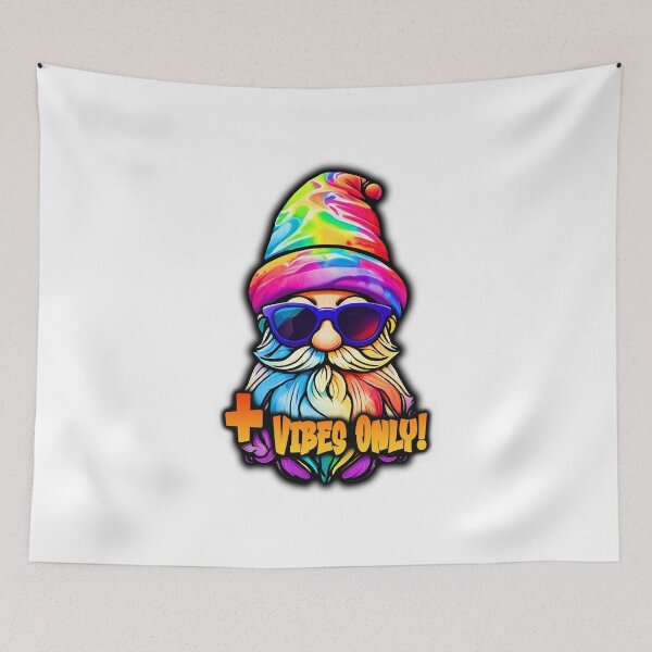 Item preview, Positive Vibes only Gnome designed and sold by wizardsklothing.