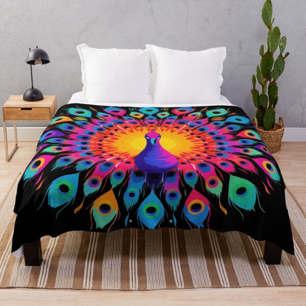 Item preview, Colorful Peacock Dance designed and sold by BorczVisuals.