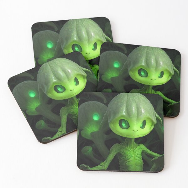 Item preview, Green Plant Alien designed and sold by treatsntrinkets.