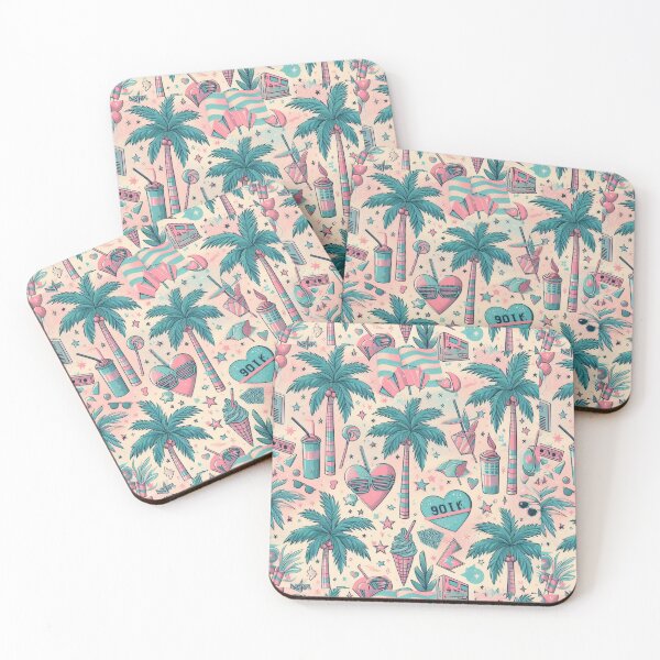 Item preview, Preppy palm pink pastel  designed and sold by CandyVenom.