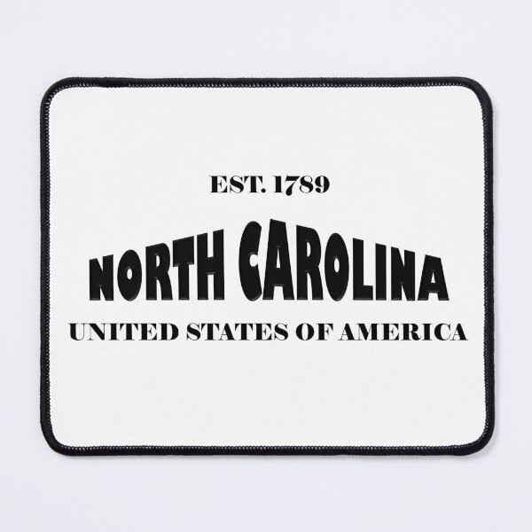 Item preview, North Carolina Statehood Original TRI-U (Black on White) by Mistah Wilson designed and sold by The Street Sign Store.