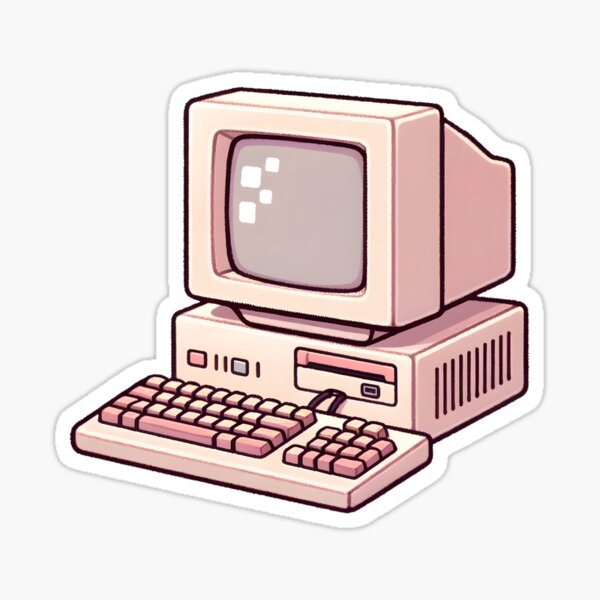 Item preview, Vintage Personal Computer Setup designed and sold by UmbrellaStudio1.
