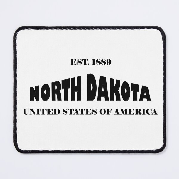 Item preview, North Dakota Statehood Original TRI-U (Black on White) by Mistah Wilson designed and sold by The Street Sign Store.