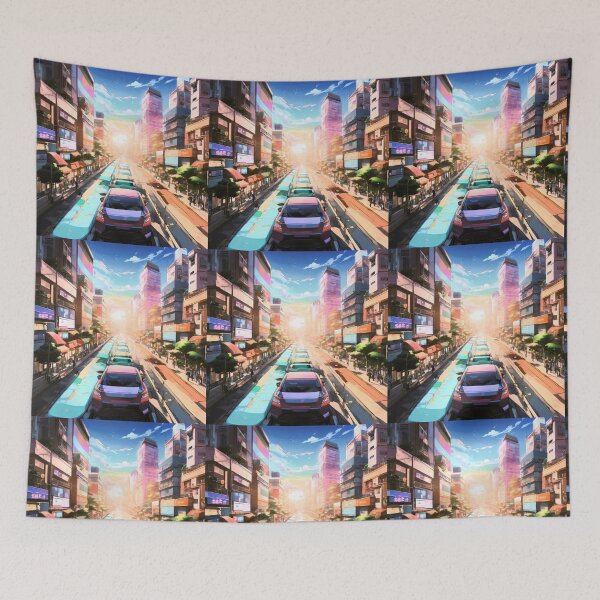 Item preview, comic series multicolored city and cars designed and sold by janjacbu.