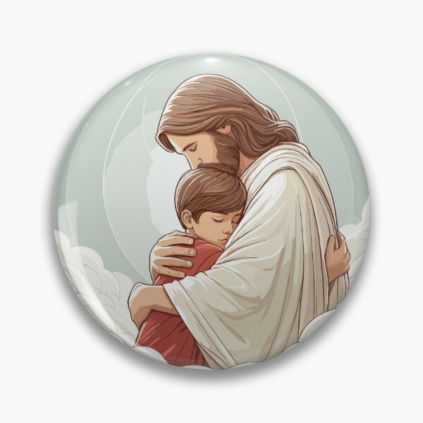 Item preview, Jesus Hug - Christian - Jesus Love - Christian Gift  designed and sold by stylishdzign.