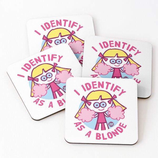 Item preview, DUM BLOND - IDENTIFY AS BLONDE designed and sold by TODD GOLDMAN.