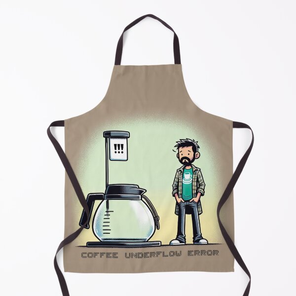 Item preview, Code Brew Crisis: Coffee Underflow Error Alert designed and sold by TuringTacoTales.