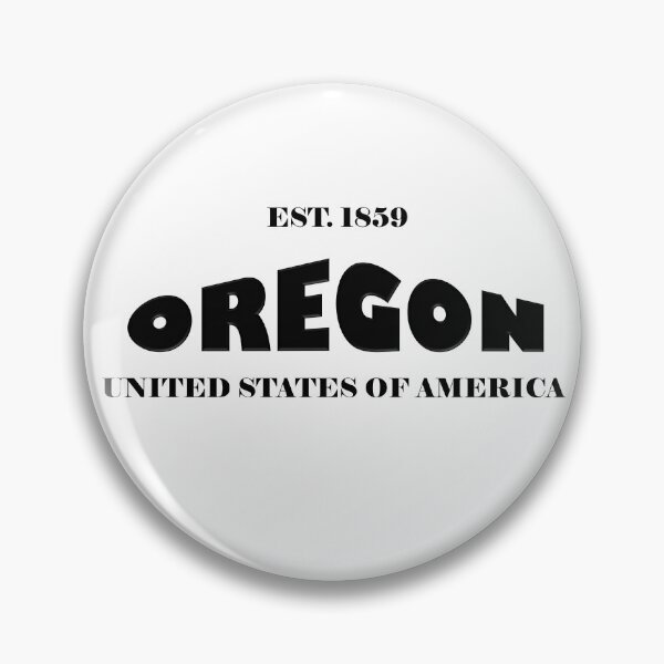 Item preview, Oregon Statehood Original TRI-U (Black on White) by Mistah Wilson designed and sold by The Street Sign Store.