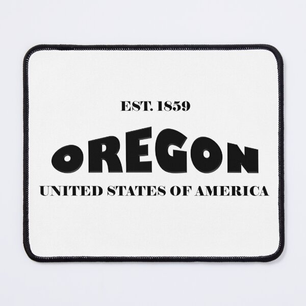 Item preview, Oregon Statehood Original TRI-U (Black on White) by Mistah Wilson designed and sold by The Street Sign Store.