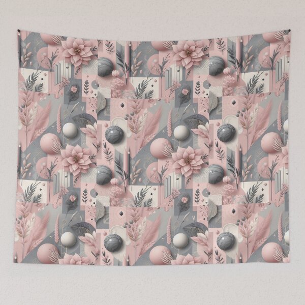 Item preview, Pink and grey aesthetic 3d art designed and sold by CandyVenom.