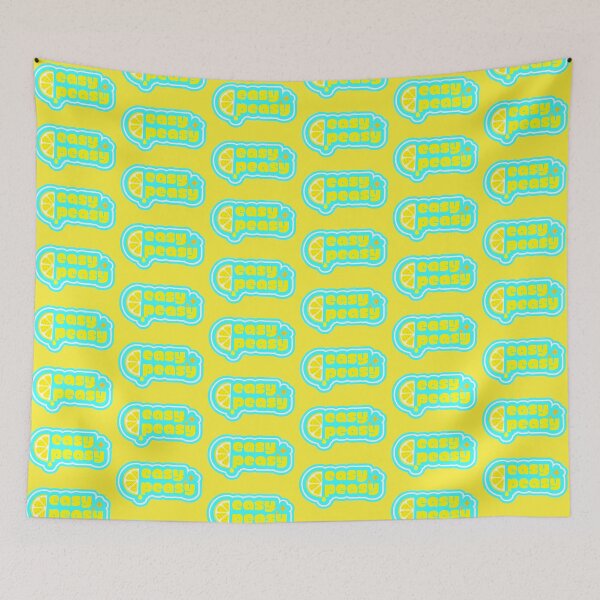 Item preview, Easy Peasy Groovy 70s Style Lemon designed and sold by Renata Illustrata.