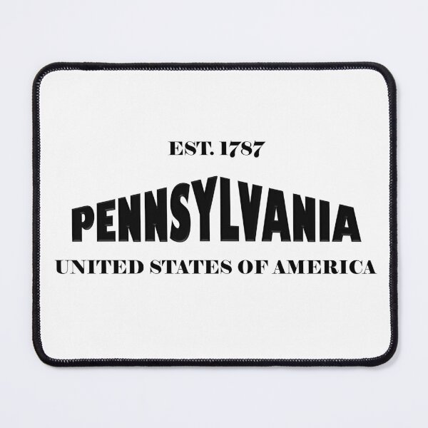 Item preview, Pennsylvania Statehood Original TRI-U (Black on White) by Mistah Wilson designed and sold by The Street Sign Store.