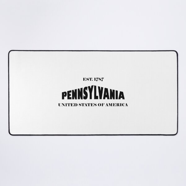 Item preview, Pennsylvania Statehood Original TRI-U (Black on White) by Mistah Wilson designed and sold by The Street Sign Store.