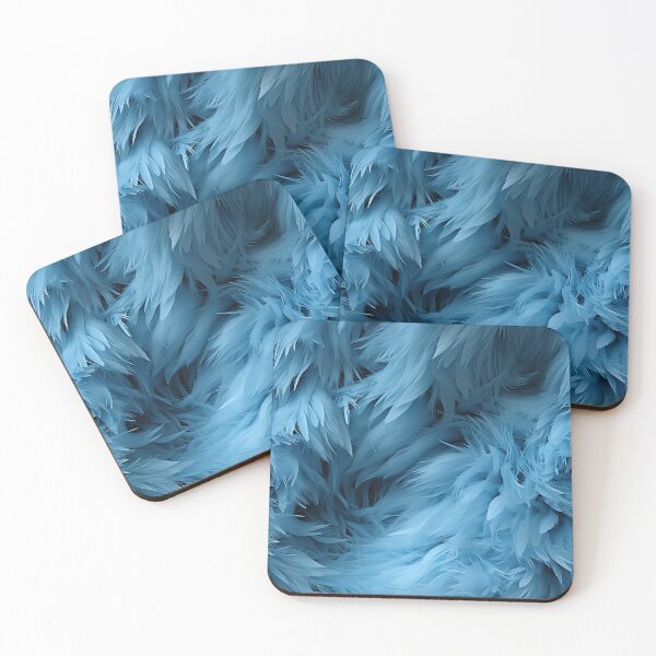 Item preview, Dark Blue Fuzzy Fluffy Furry Feathers (002) designed and sold by Reichcorp.