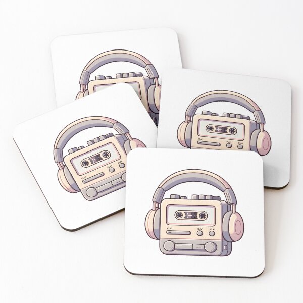 Item preview, Portable Cassette Player with Headphones designed and sold by UmbrellaStudio1.