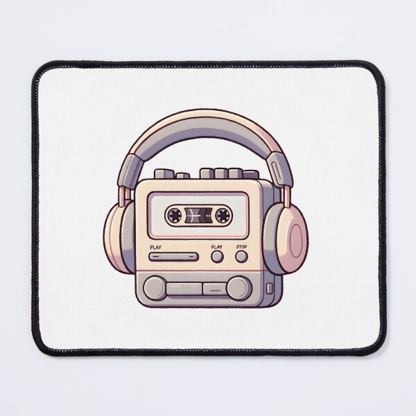 Item preview, Portable Cassette Player with Headphones designed and sold by UmbrellaStudio1.