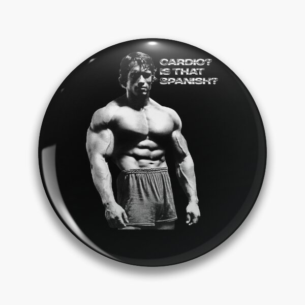 Item preview, Cardio? is that Spanish? Arnold Schwarzenegger Fan art designed and sold by HuzaifaNaveedh.