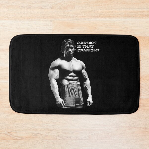 Item preview, Cardio? is that Spanish? Arnold Schwarzenegger Fan art designed and sold by HuzaifaNaveedh.