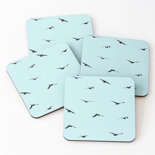 Item preview, flying seagulls, birds designed and sold by MANUDOODLE.