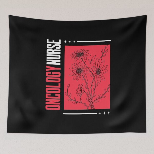 Item preview, Oncology Nurse, Red Floral Design designed and sold by AryaSubramanian.