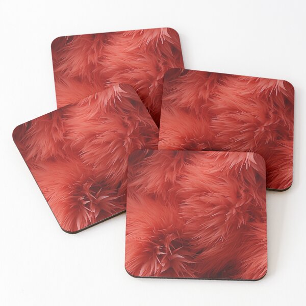 Item preview, Red Fuzzy Fluffy Furry Feathers (003) designed and sold by Reichcorp.