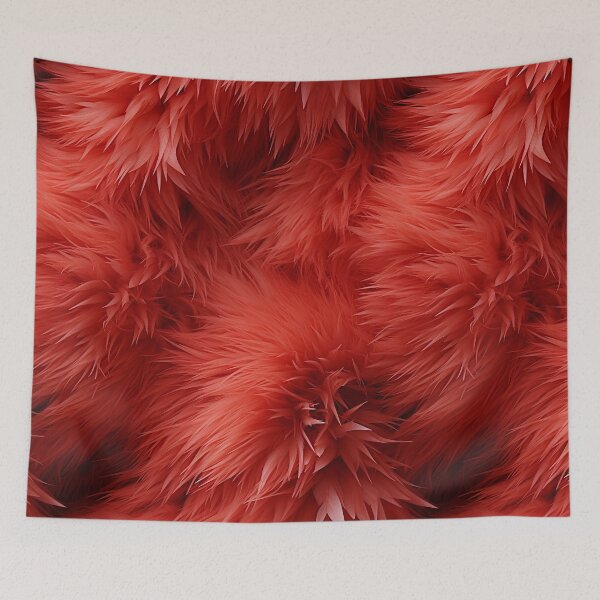 Item preview, Red Fuzzy Fluffy Furry Feathers (003) designed and sold by Reichcorp.