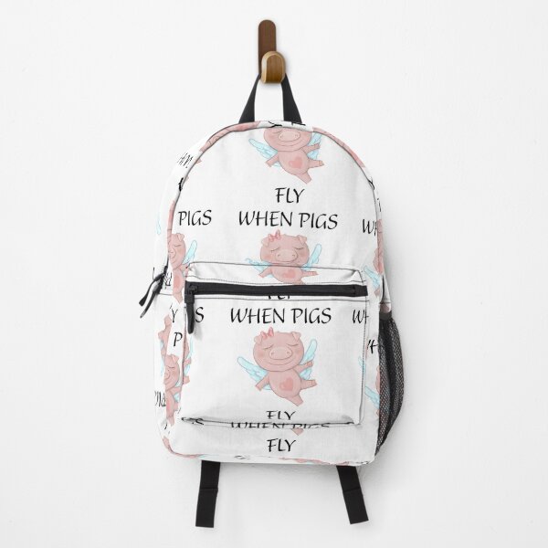 Item preview, When pigs fly (funny) designed and sold by PeacefulHShop.