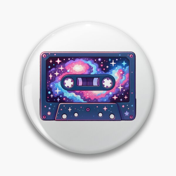 Item preview, Galaxy-Themed Cassette Tape Design designed and sold by UmbrellaStudio1.