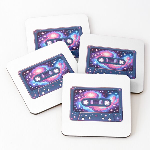 Item preview, Galaxy-Themed Cassette Tape Design designed and sold by UmbrellaStudio1.
