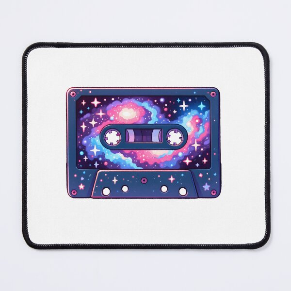 Item preview, Galaxy-Themed Cassette Tape Design designed and sold by UmbrellaStudio1.