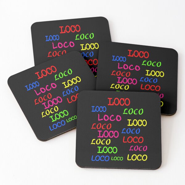 Item preview, LOCO crazy person, colorful design for crazy people designed and sold by ReneMM.