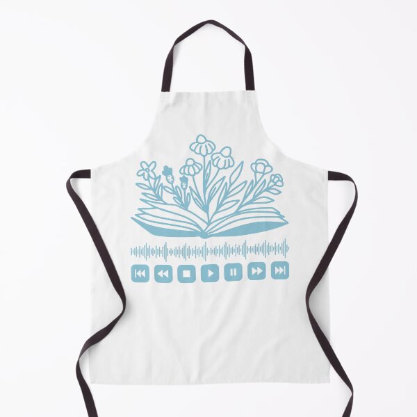 Item preview, Audiobook Lover, Audibooks, Wildflowers, Press Play, Blue, Books designed and sold by MerchSearchCO.