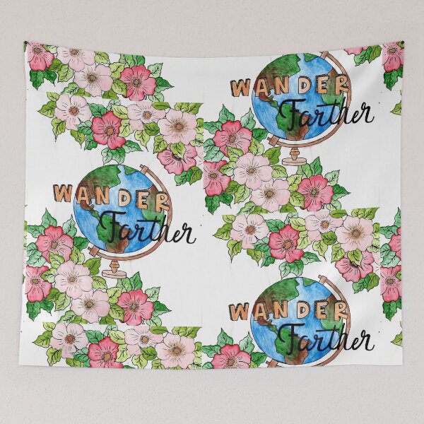 Item preview, Wander Farther - Watercolor designed and sold by Craftonmegan.