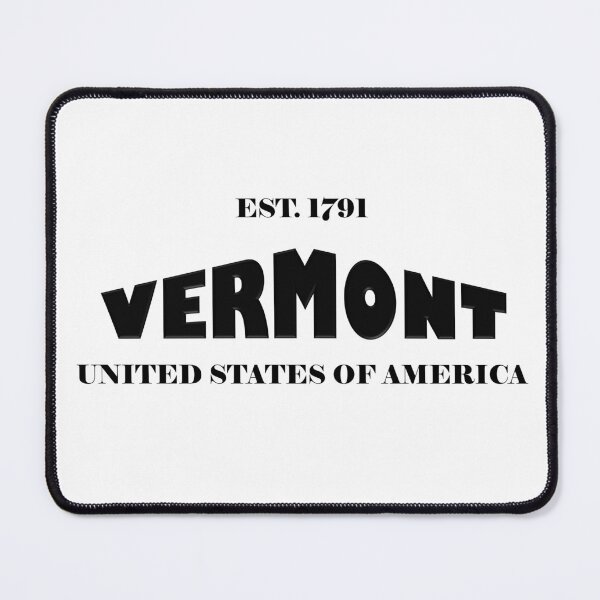 Item preview, Vermont Statehood Original TRI-U (Black on White) by Mistah Wilson designed and sold by The Street Sign Store.