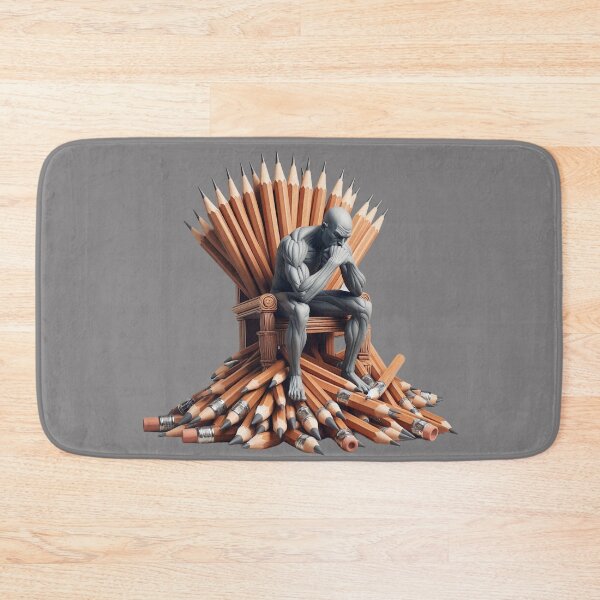 Item preview, Overthinker 1, Le Penseur, pencil trone designed and sold by sinemsworld1.