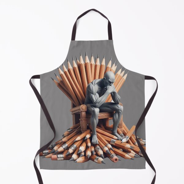 Item preview, Overthinker 1, Le Penseur, pencil trone designed and sold by sinemsworld1.