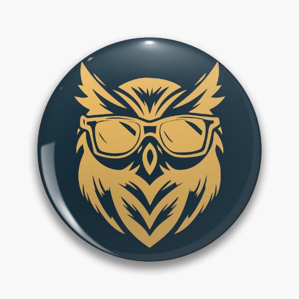 Item preview, Nocturnal Sunglasses Owl Head Vector (Yellow) designed and sold by El-Robert0.