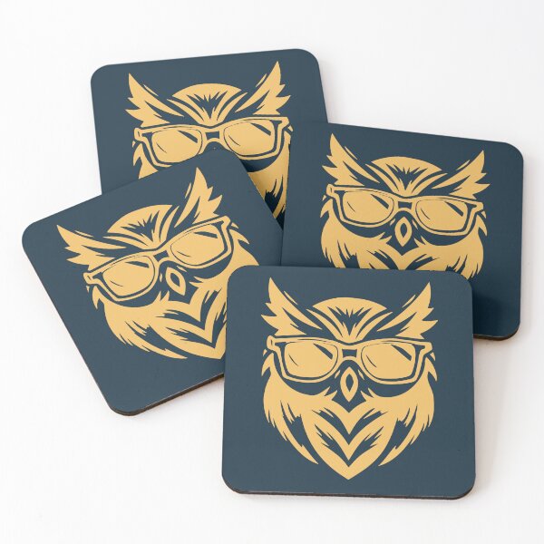Item preview, Nocturnal Sunglasses Owl Head Vector (Yellow) designed and sold by El-Robert0.