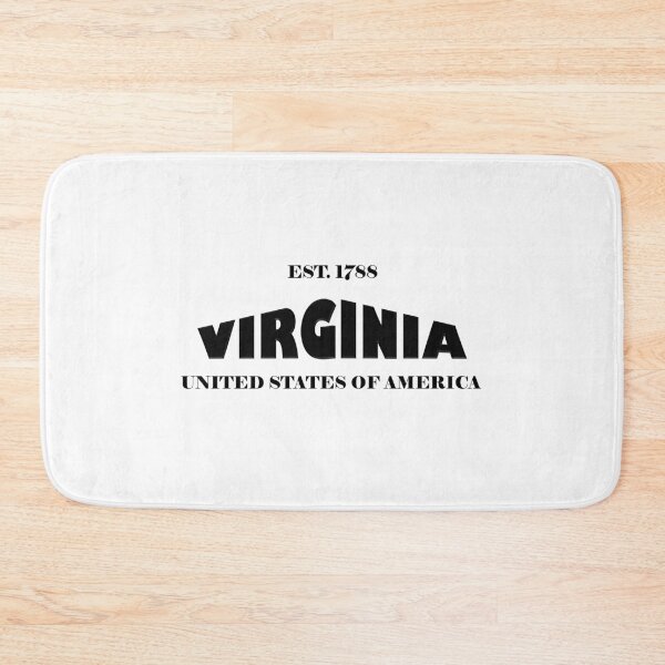 Item preview, Virginia Statehood Original TRI-U (Black on White) by Mistah Wilson designed and sold by The Street Sign Store.