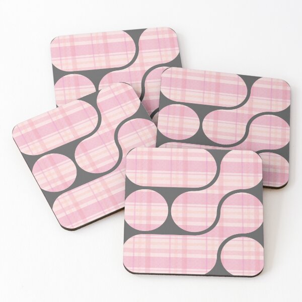 Item preview, Pink and grey aesthetic plaid designed and sold by CandyVenom.