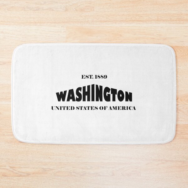 Item preview, Washington Statehood Original TRI-U (Black on White) by Mistah Wilson designed and sold by The Street Sign Store.